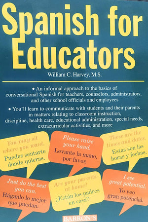 Spanish for Educators (English and Spanish Edition)