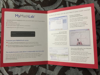 Mymathlab My Statlab Student Access Kit