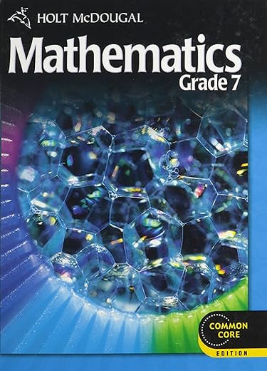 Mathematics Common Core Grade 7 (Holt McDougal Mathematics)