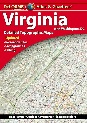 Delorme Atlas & Gazetteer: Virginia
