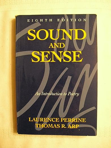 Sound and Sense: An Introduction to Poetry
