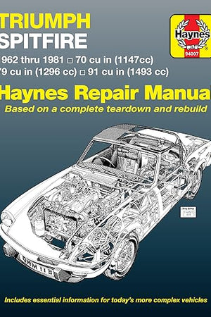 Triumph Spitfire '62'81 (Haynes Repair Manuals)