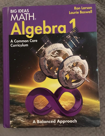BIG IDEAS MATH Algebra 1: Common Core Student Edition 2014