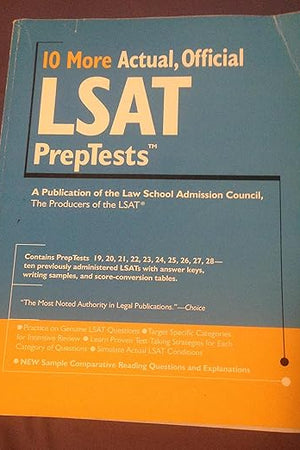 10 More Actual, Official LSAT PrepTests (Lsat Series)