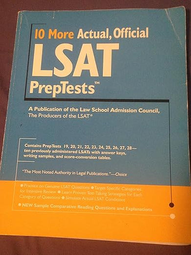 10 More Actual, Official LSAT PrepTests (Lsat Series)