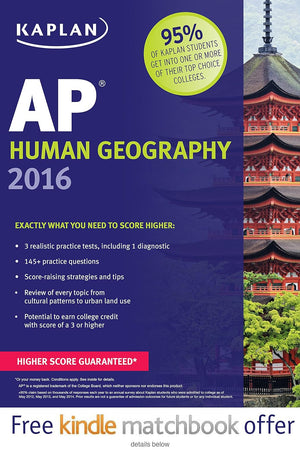 Kaplan AP Human Geography 2016 (Kaplan Test Prep)