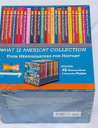 Who Was? and What Is? America Collection Boxed Set 25 books