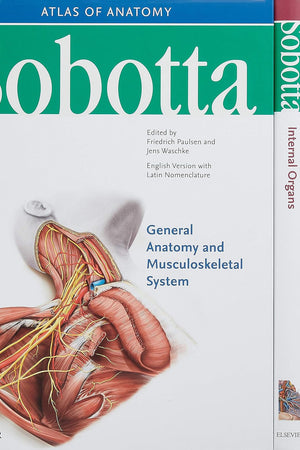 Sobotta Atlas of Anatomy, Package, 16th ed., English/Latin: Musculoskeletal System; Internal Organs; Head, Neck and Neuroanatomy; Muscles Tables