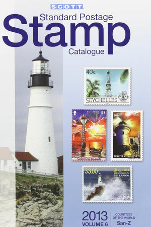 Scott Standard Postage Stamp Catalogue 2013: Countries of the World San-Z