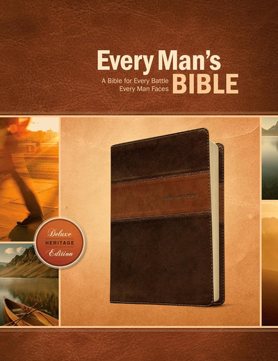 Every Man's Bible NIV, Deluxe Heritage Edition, TuTone (LeatherLike, Brown/Tan)