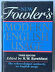 The New Fowler's Modern English Usage