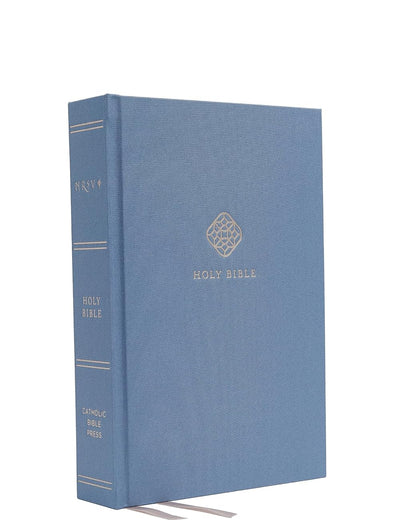NRSV, Catholic Bible, Journal Edition, Cloth over Board, Blue, Comfort Print: Holy Bible