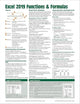 Microsoft Excel 2019 Functions & Formulas Quick Reference Card - Windows Version (4-page Cheat Sheet focusing on examples and context for ... functions and formulas- Laminated Guide)