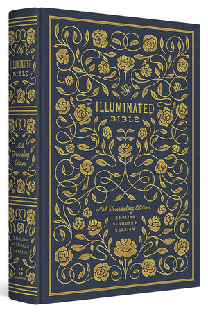 ESV Illuminated Bible, Art Journaling Edition (Cloth over Board, Navy)