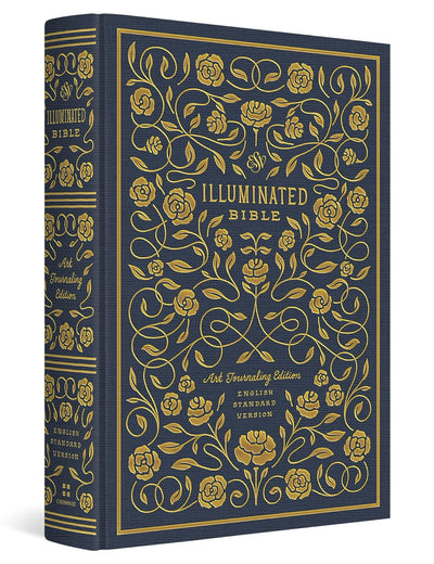 ESV Illuminated Bible, Art Journaling Edition (Cloth over Board, Navy)